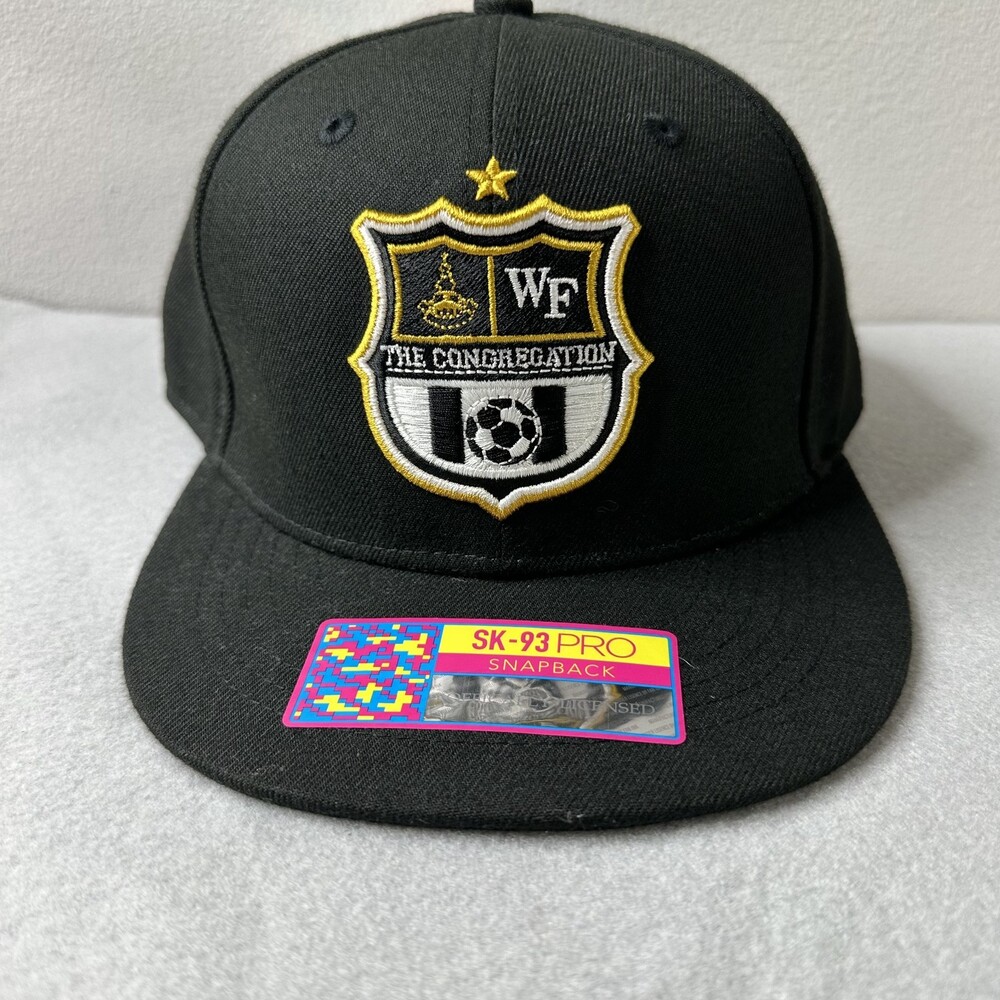 Wake Forest Demon Deacon Hat Cap Men Strap Back Black The Congregation SK-93 Pro